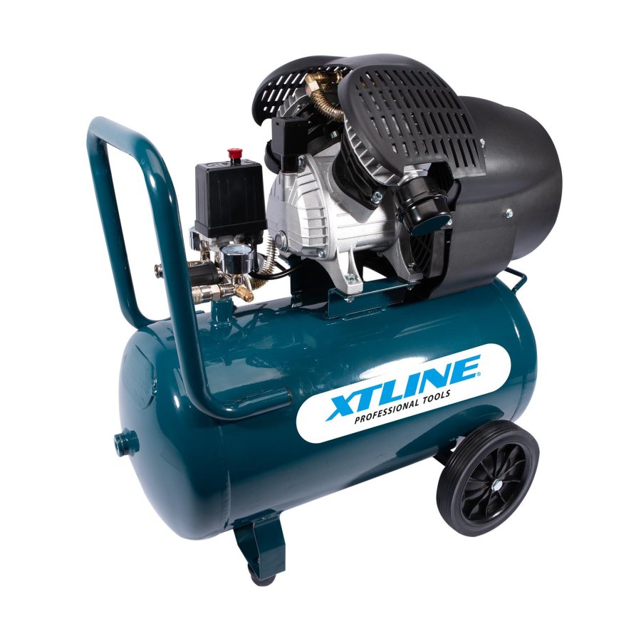 XTline XT2005 kompresor dvoupístový olejový 50 lit. 2200 W