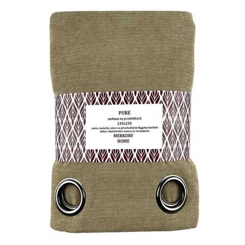 Závěs Pure na průchodkách 135x250 béžová Baumax