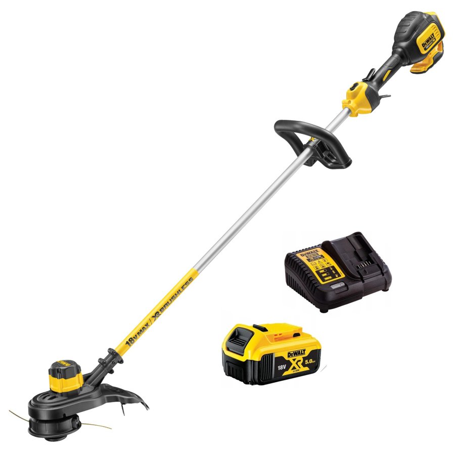 DeWALT DCM561P1 aku strunová sekačka 18V XR LiIon 1x 5Ah bezuhlíková