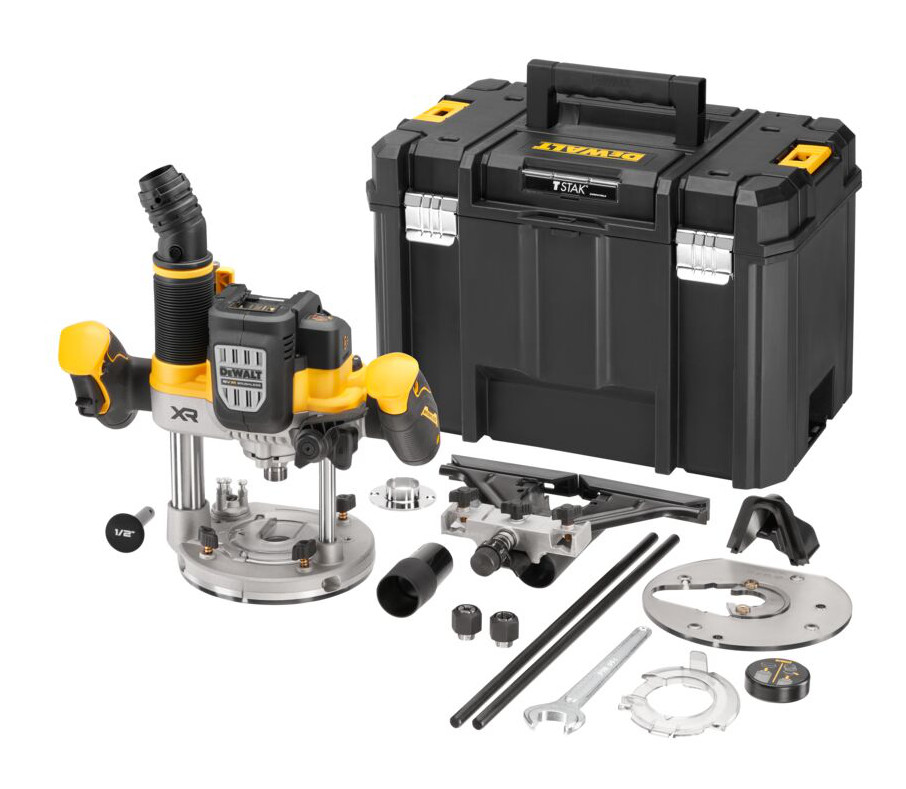 DeWALT DCW620NT horní aku frézka 18V 12mm bezuhlíková XR LiIon bez aku
