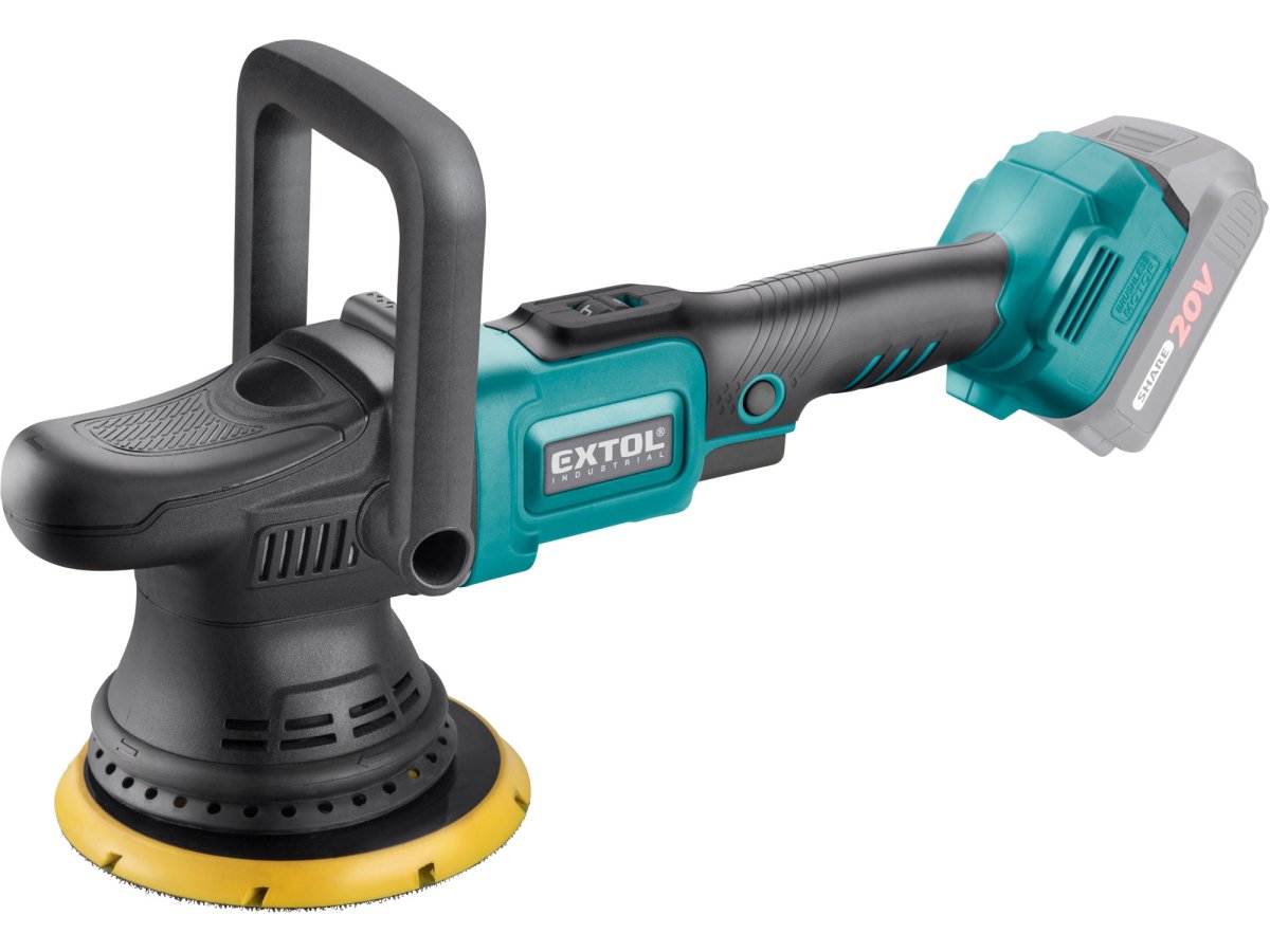 EXTOL INDUSTRIAL 8791845 aku leštička orbitální 150mm SHARE20V LiIon BRUSHLESS bez aku