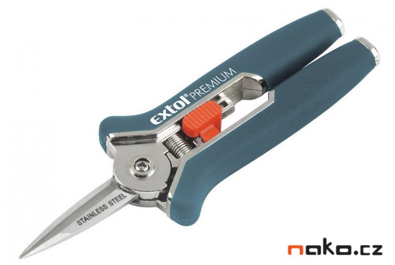 EXTOL PREMIUM 8872115 mini přímé zahradnické nůžky 153mm