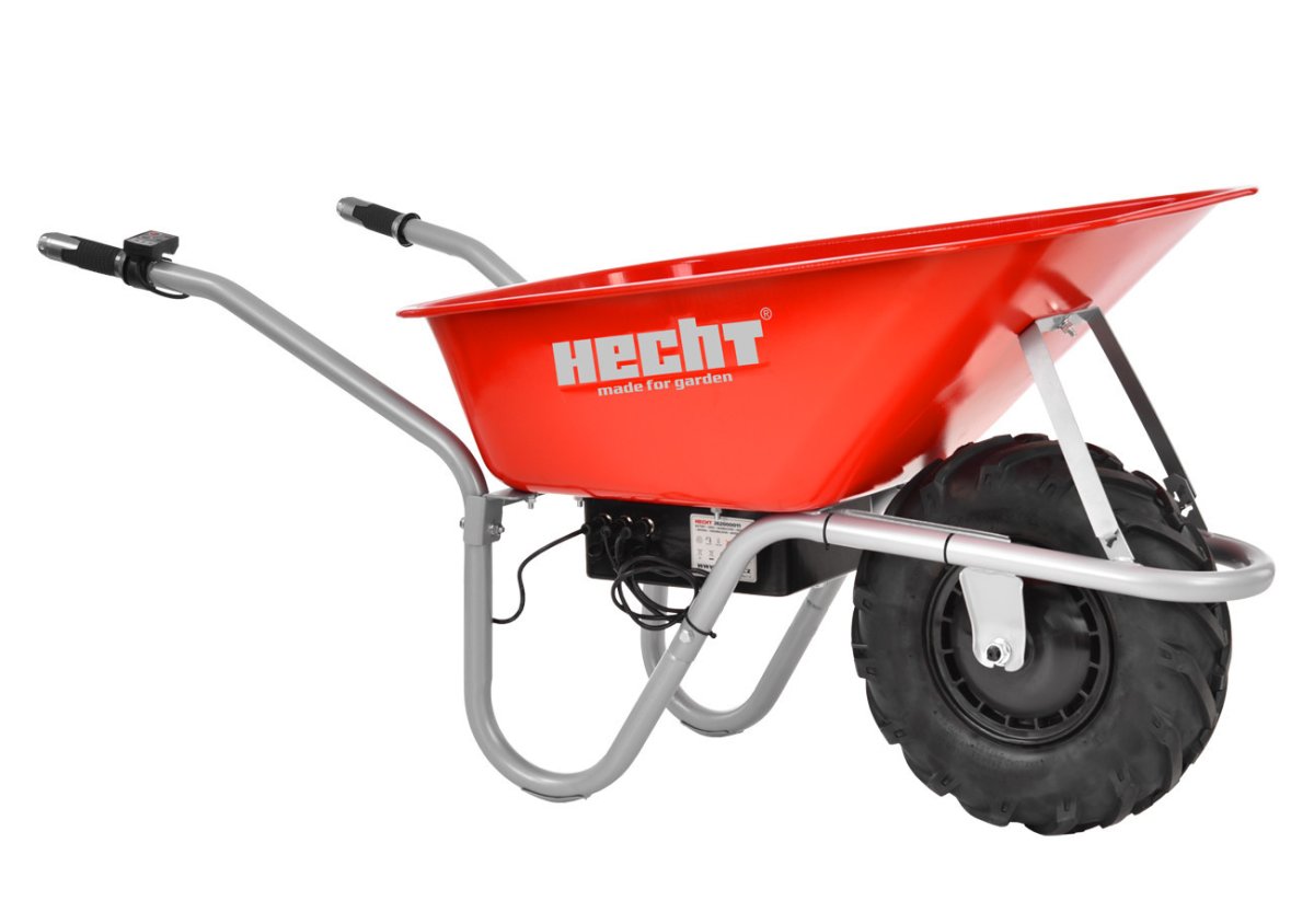HECHT 2620 akumulátorové stavební kolečko 80 lit. 24V 12Ah
