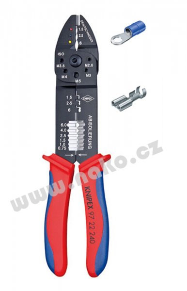 KNIPEX 06324 lisovací kleště 0.5-6 mm2 9722240
