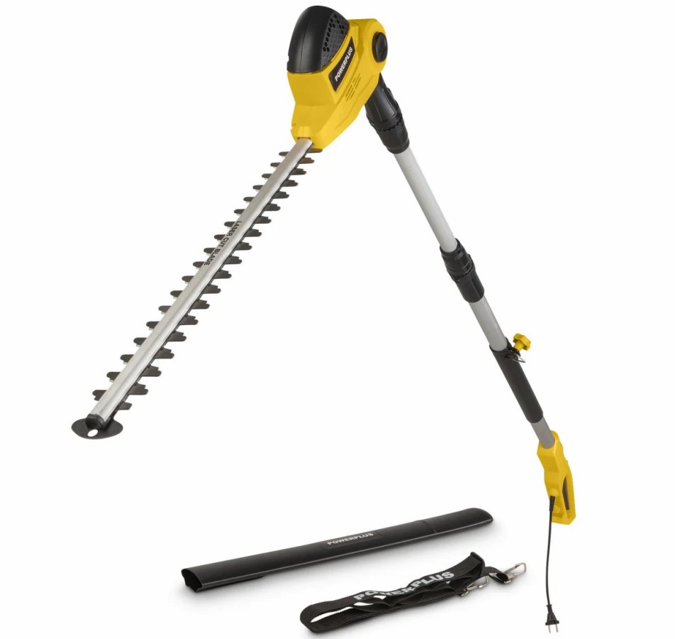 POWERPLUS POWXG2044 elektrický plotostřih s teleskopickou tyčí 550W 550mm