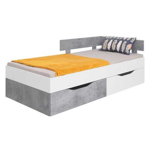 Postel Sigma Si15 Bílá Lux/Beton Merkury Market