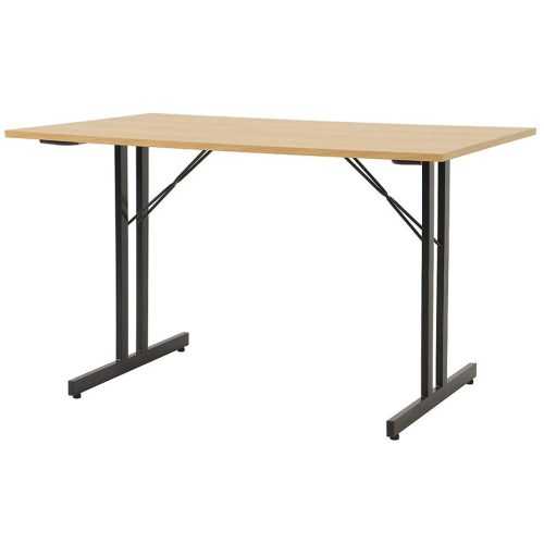 Skládací stůl Marius 9573 180 cm přírodní/černá Baumax