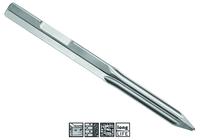BOSCH sekáč HEX 28mm špice 400mm samoostřící 2608690106