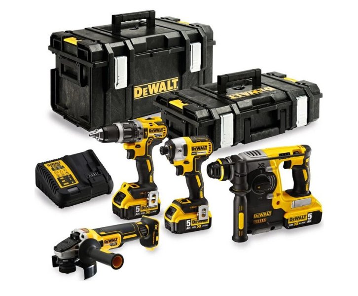 DeWALT DCK422P3T sada aku nářadí kombo 18V XR LiIon 3x5 Ah