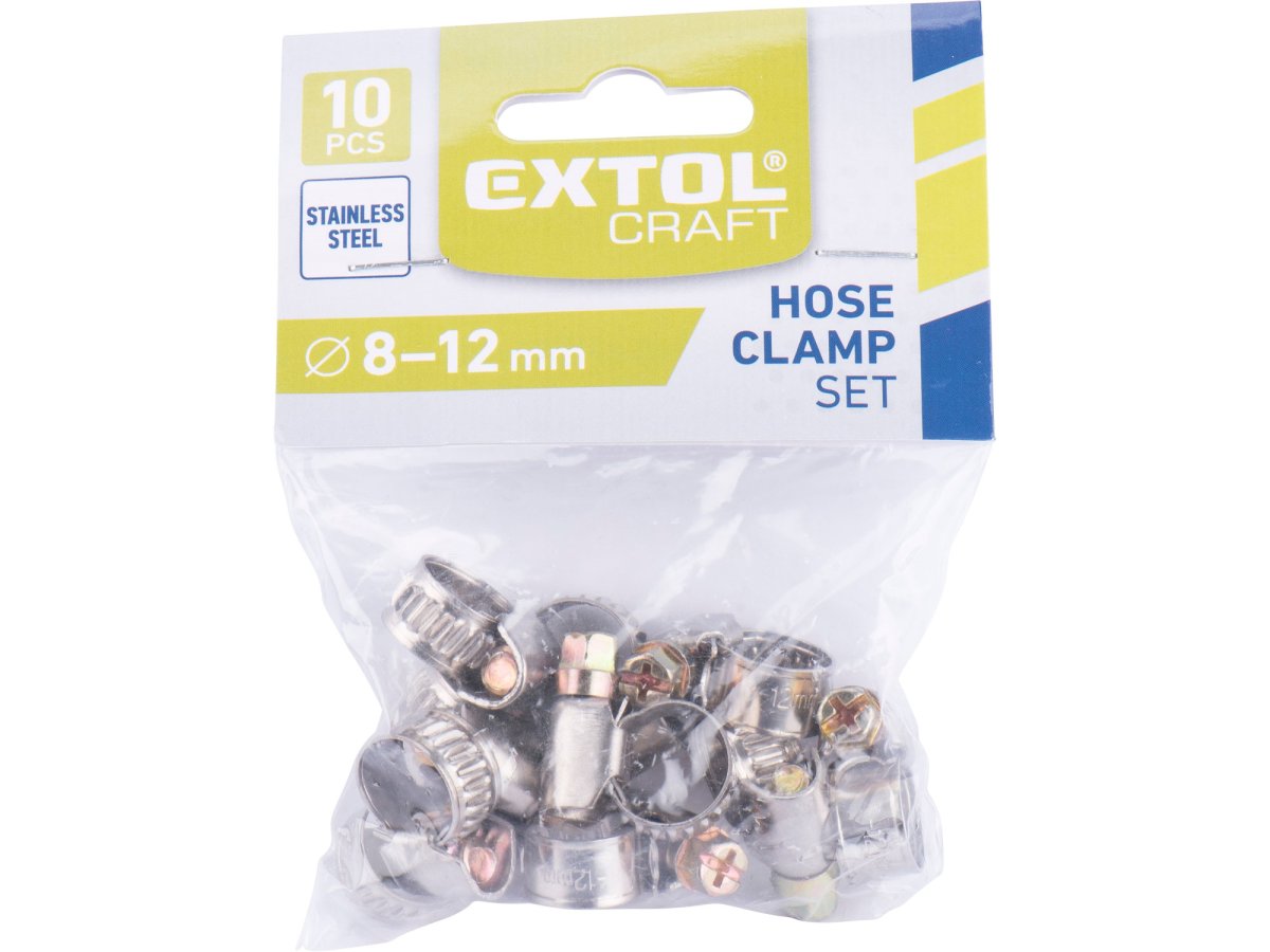 EXTOL CRAFT 70500 spony hadicové 8-12mm 10ks