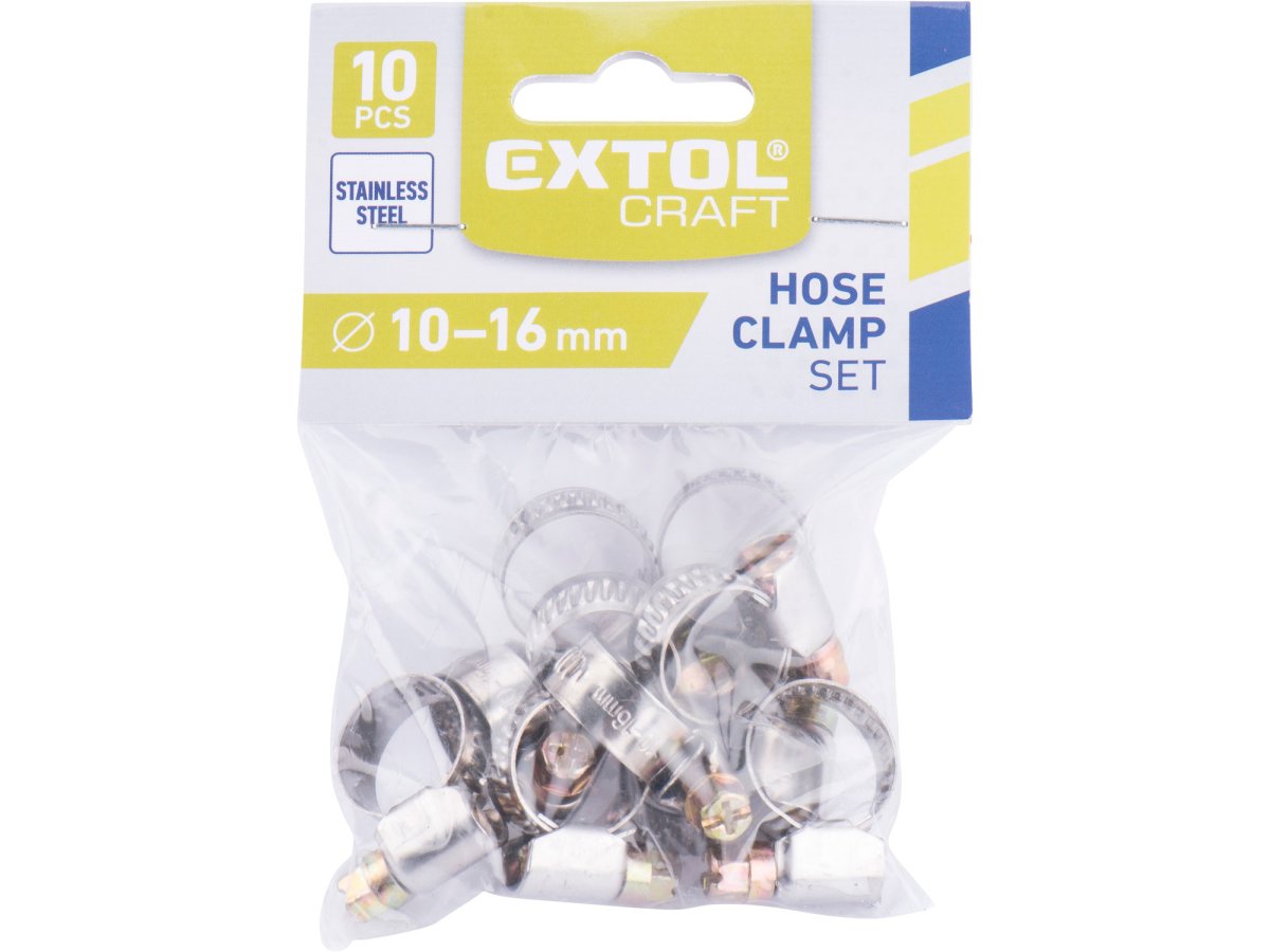 EXTOL CRAFT 70501 spony hadicové 10-16mm 10ks
