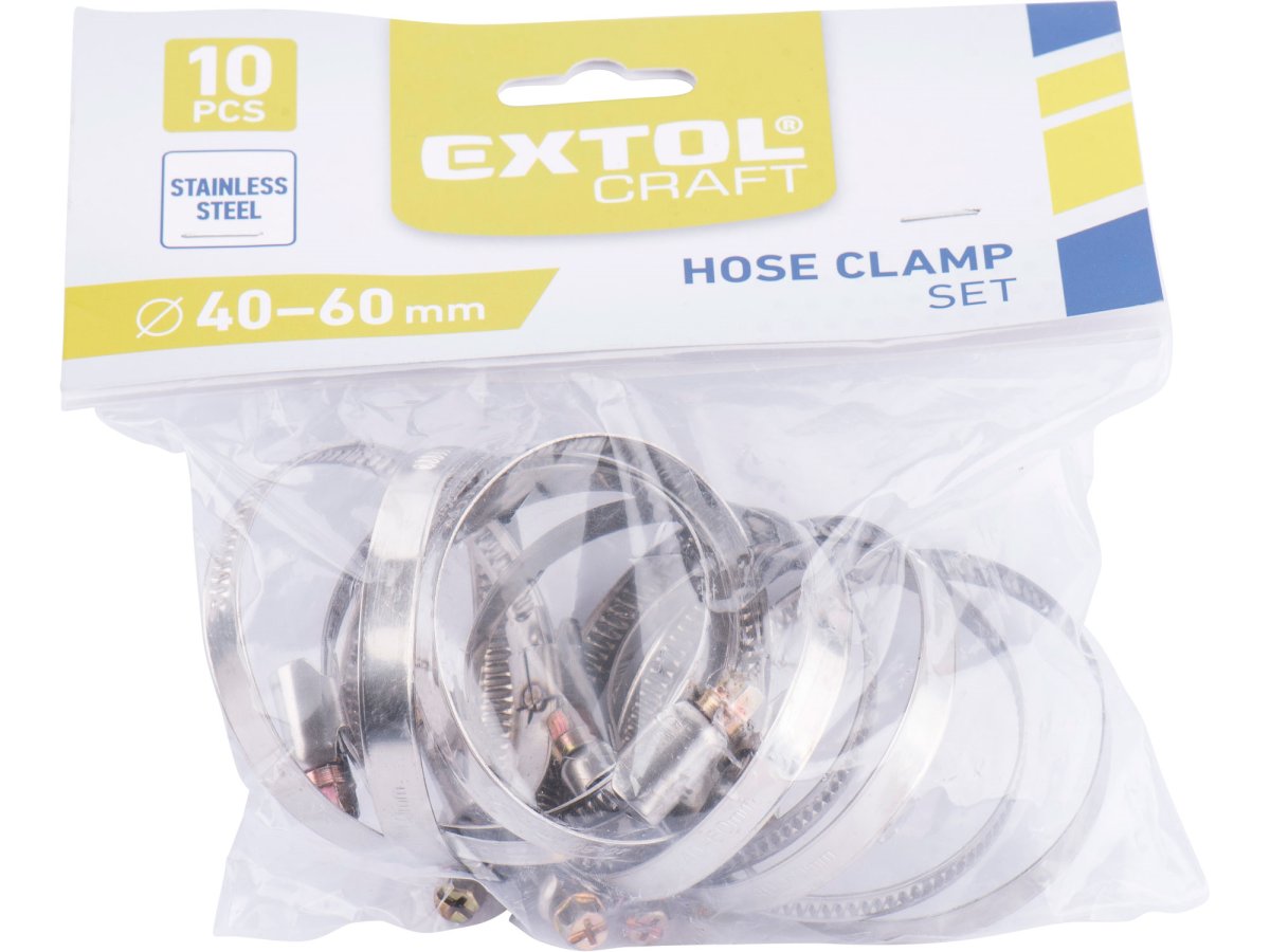 EXTOL CRAFT 70507 spony hadicové 40-60mm 10ks