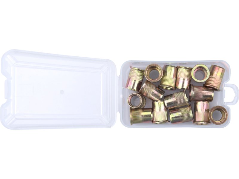 FORTUM 4770689 matice nýtovací ocelové M12x20mm 15ks