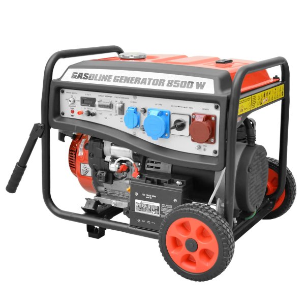 HECHT GG 11000 benzínový hybridní generátor 8000W 230/400V