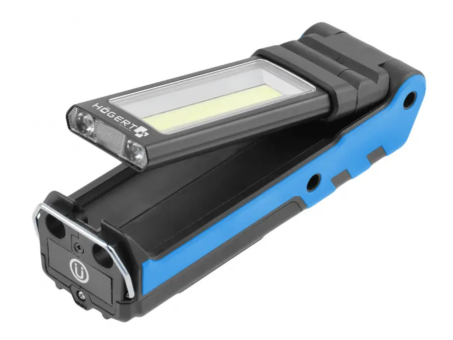 HOGERT HT1E407 skládací dílenská LED lampa 3