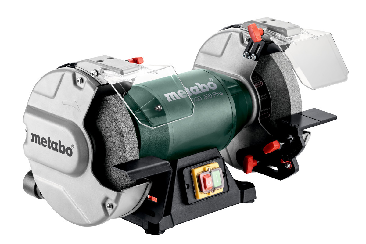 METABO DSD 200 PLUS stolní dvoukotoučová bruska 380V/750W 200x25mm 604210000