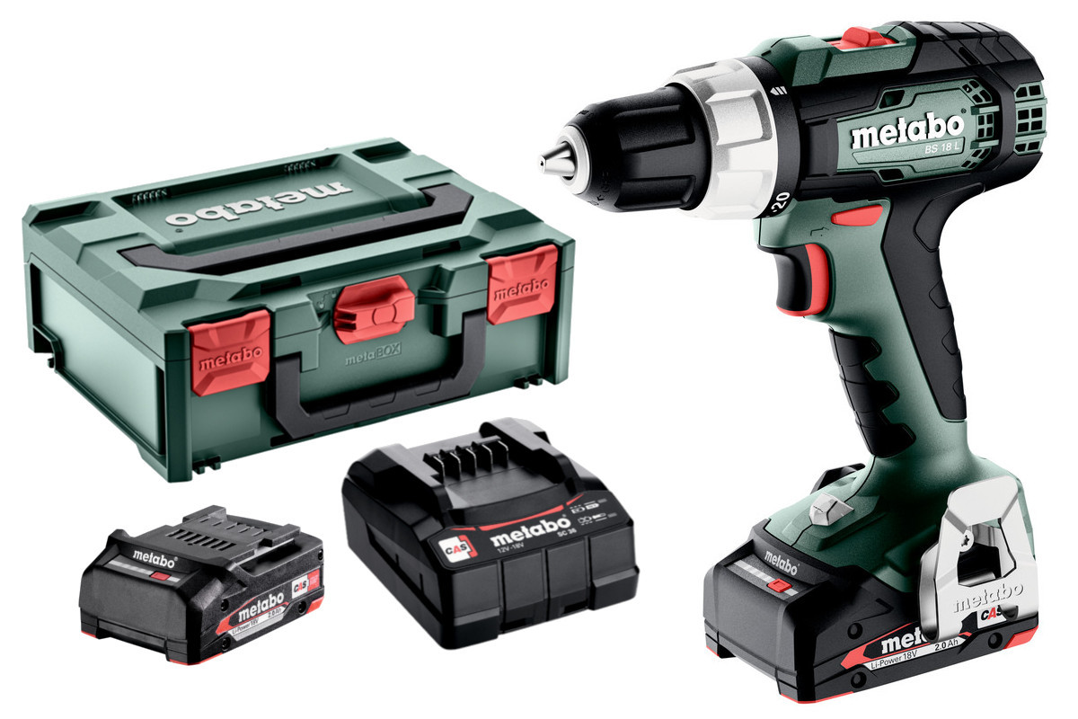 Metabo BS 18 L aku vrtačka 2x 2
