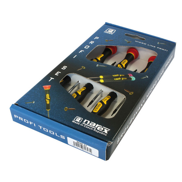 NAREX BYSTŘICE NAREX 8626 23 sada šroubováků Torx MICRO LINE PROFI