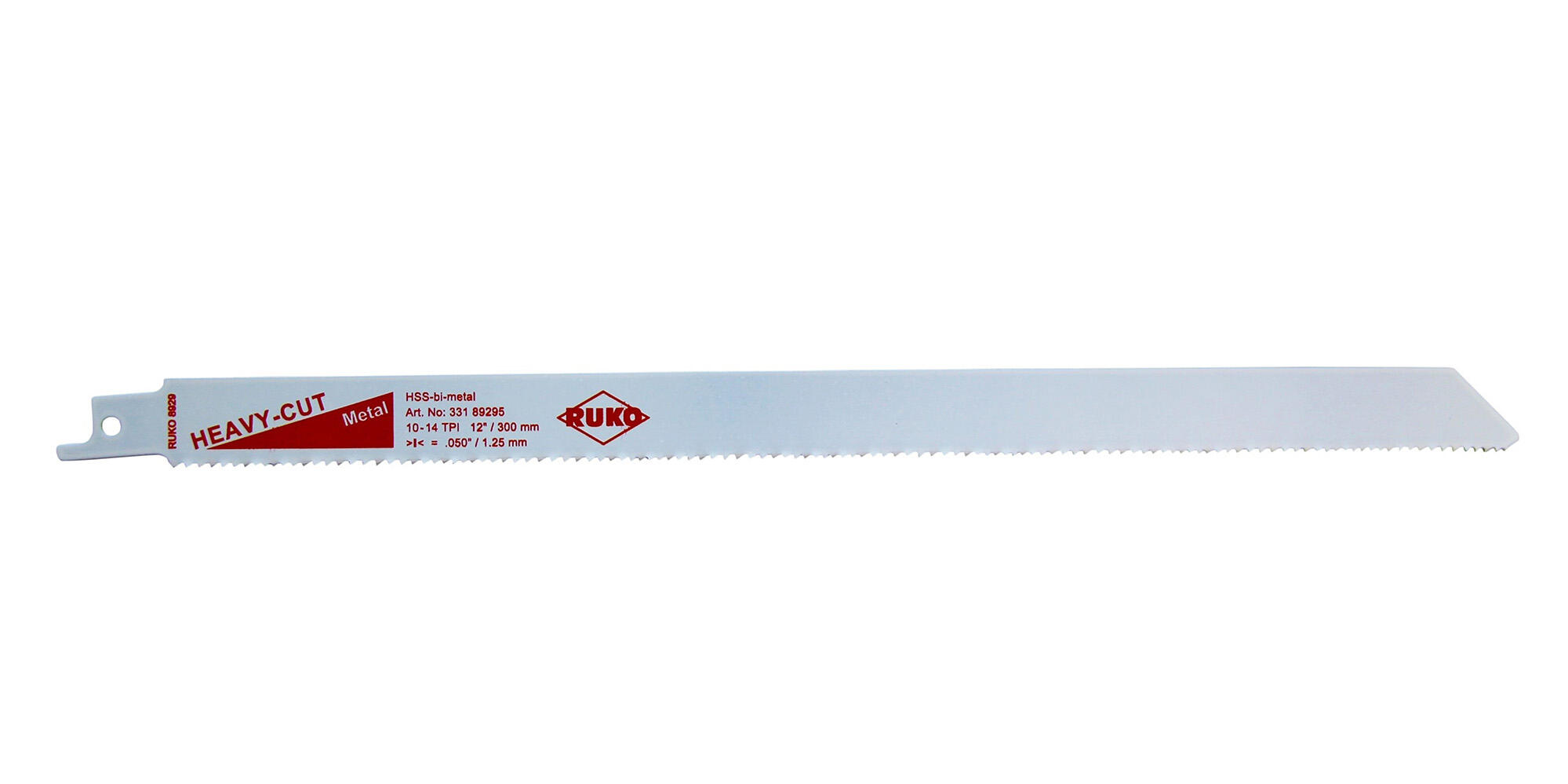 RUKO list pily přímočaré 12x3/4 10/14T 892 RUKO