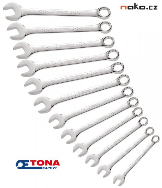 TONA EXPERT E110327 sada očkoplochých klíčů DIN 3113 ve vinylu