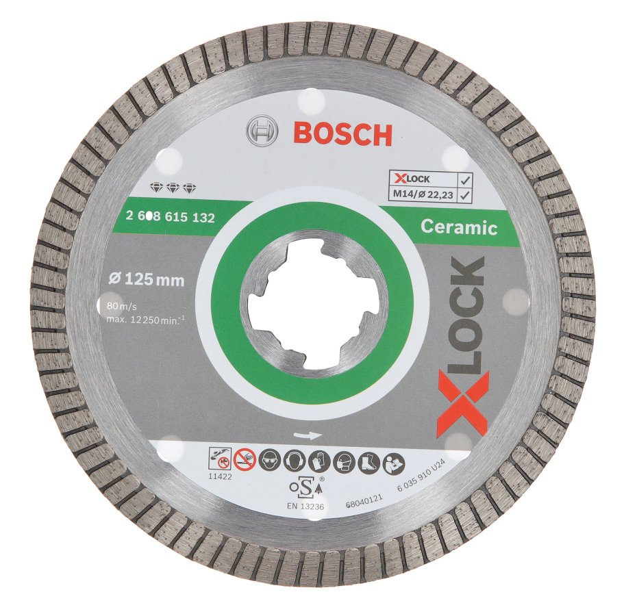 BOSCH diamantový řezný kotouč na keramiku 125x22