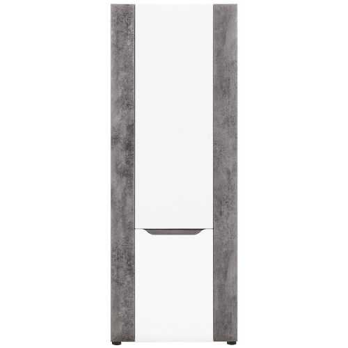 Brando Regál Lp B06 bílá/beton Baumax