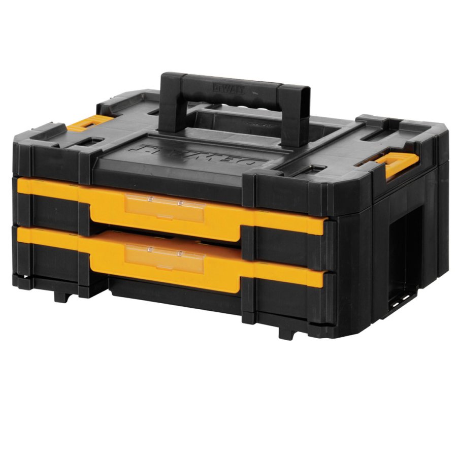 DeWALT TSTAK Box IV kufr na nářadí s 2 zásuvkami DWST1-70706