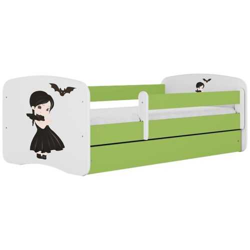 Dětská postel Babydreams+SZ+M zelená 70x140 Wednesday Baumax