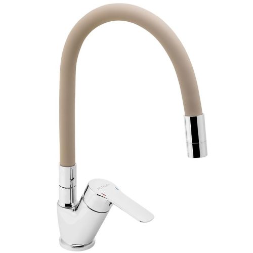 Dřezová flexibilní baterie béžová 54014F.0BE Metalia 54 Novaservis