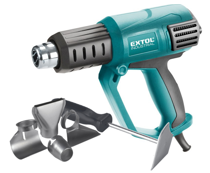 EXTOL INDUSTRIAL 8794800 pistole horkovzdušná s plynulou regulací 2000W