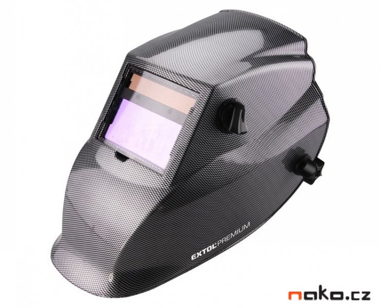 EXTOL PREMIM EXTOL PREMIUM WH800 svářecí samostmívací kukla karbonová 8898027
