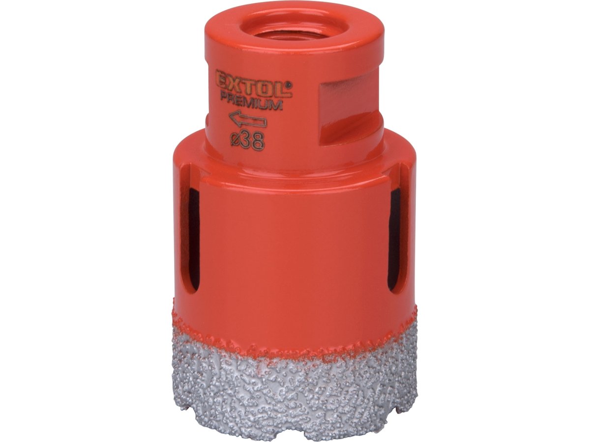 EXTOL PREMIUM 8801869 diamantová vykružovací korunka pr.38mm M14