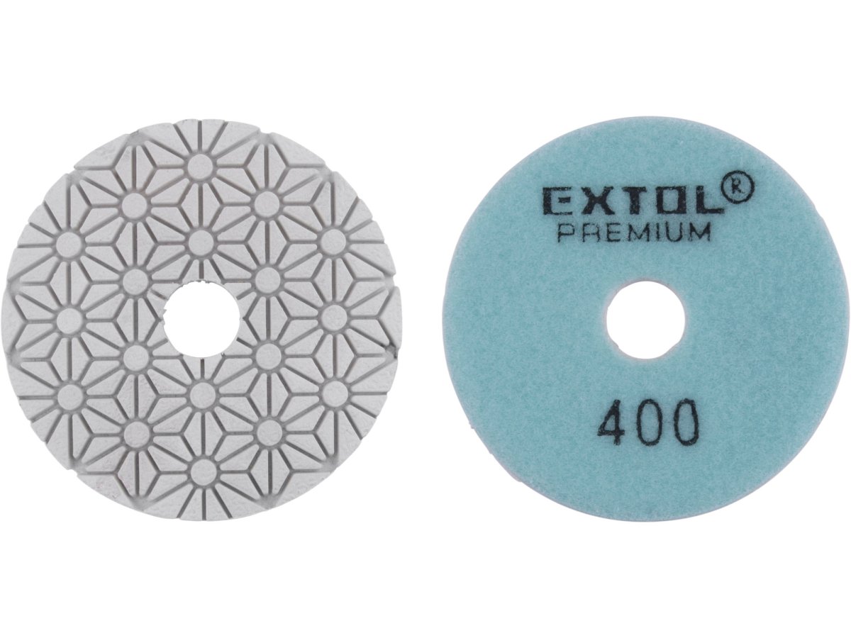 EXTOL PREMIUM 8803096 kotouč diamantový leštící P400 na obklady 100mm suchý zip