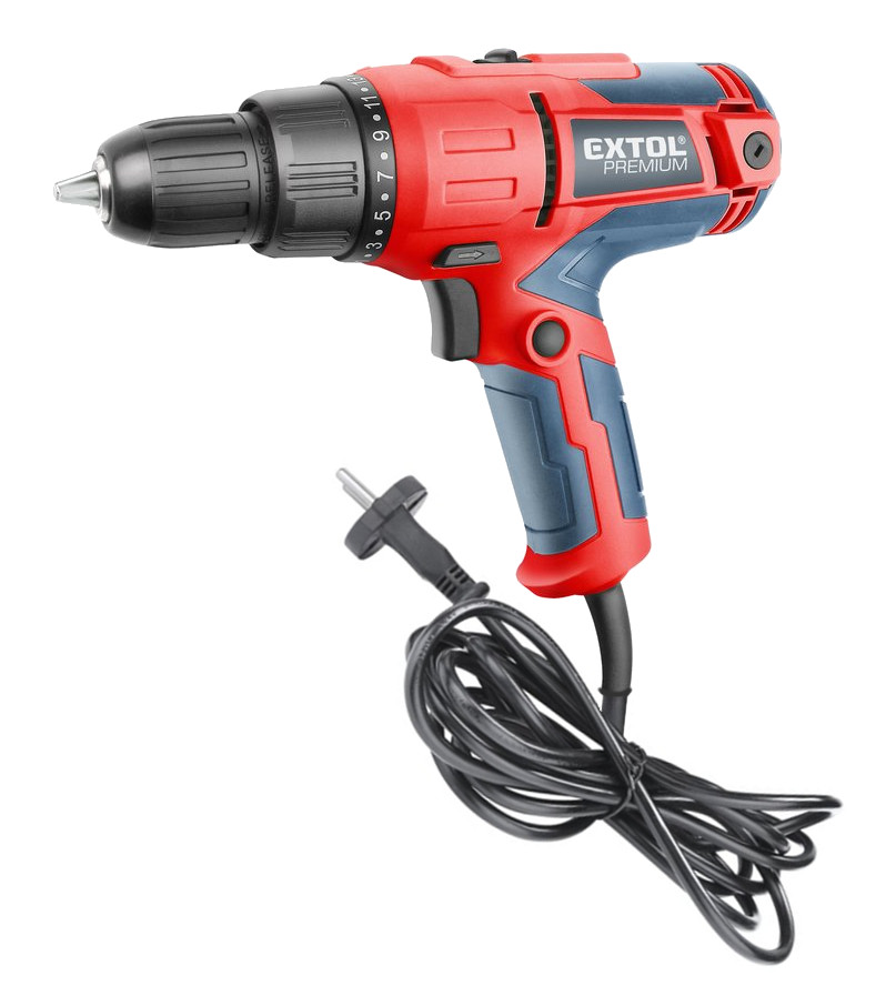 EXTOL PREMIUM 8890505 elektrický vrtací šroubovák 300W