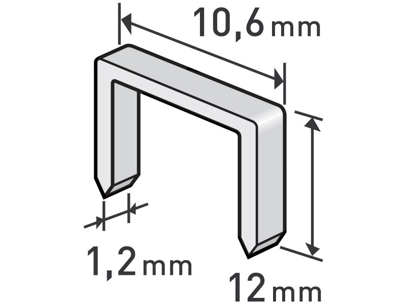 EXTOL PREMIUM spony 12mm 10