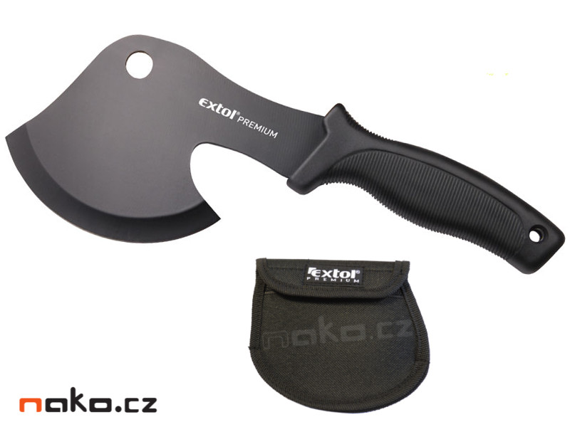 EXTOL PREMIUM trampská sekera 270mm s nylonovým pouzdrem na opasek 8855310