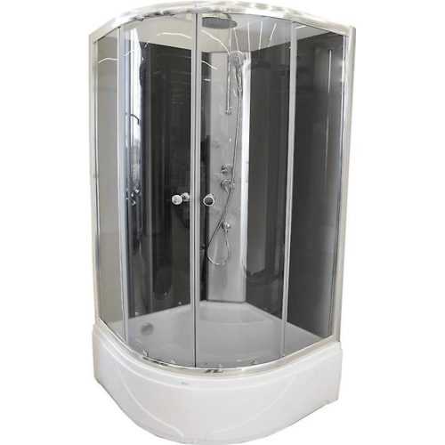 Hydromasážní sprchový box k-392b vysokou vaničkou