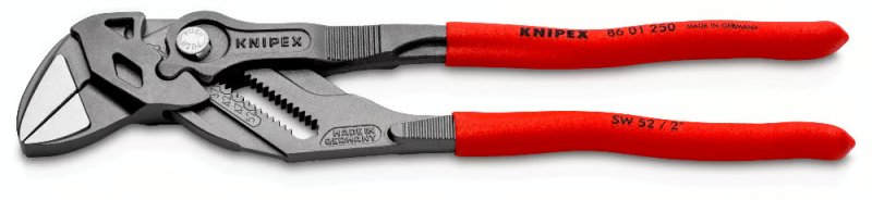 KNIPEX 8601250.09 klešťový klíč černěný 250mm (paralel)