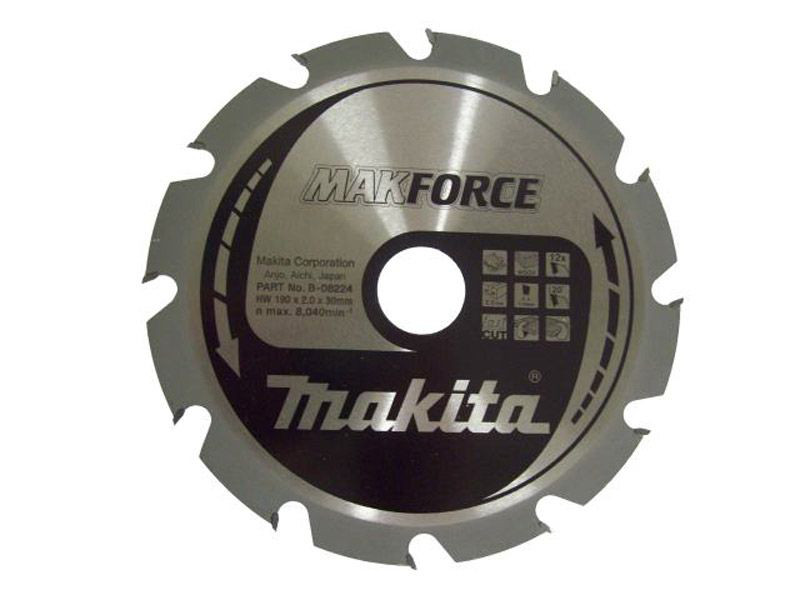 MAKITA B-32144 pilový kotouč 190x30 12Z (B-08224)
