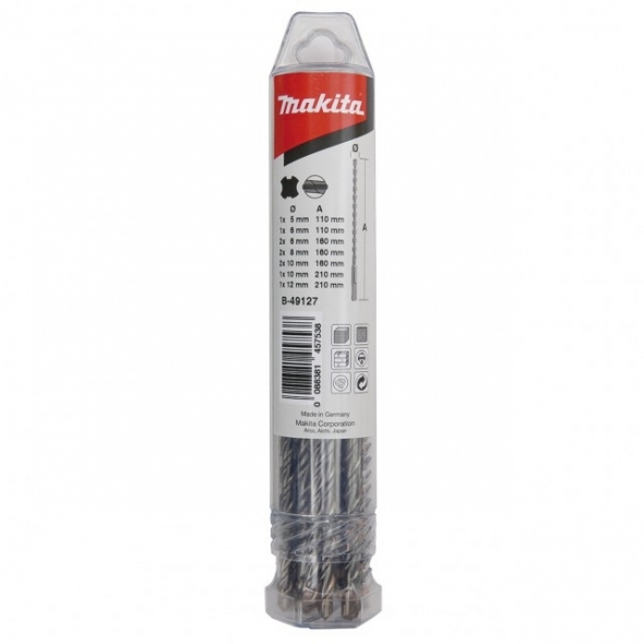 MAKITA B-49127 sada vrtáků SDSplus V-plus