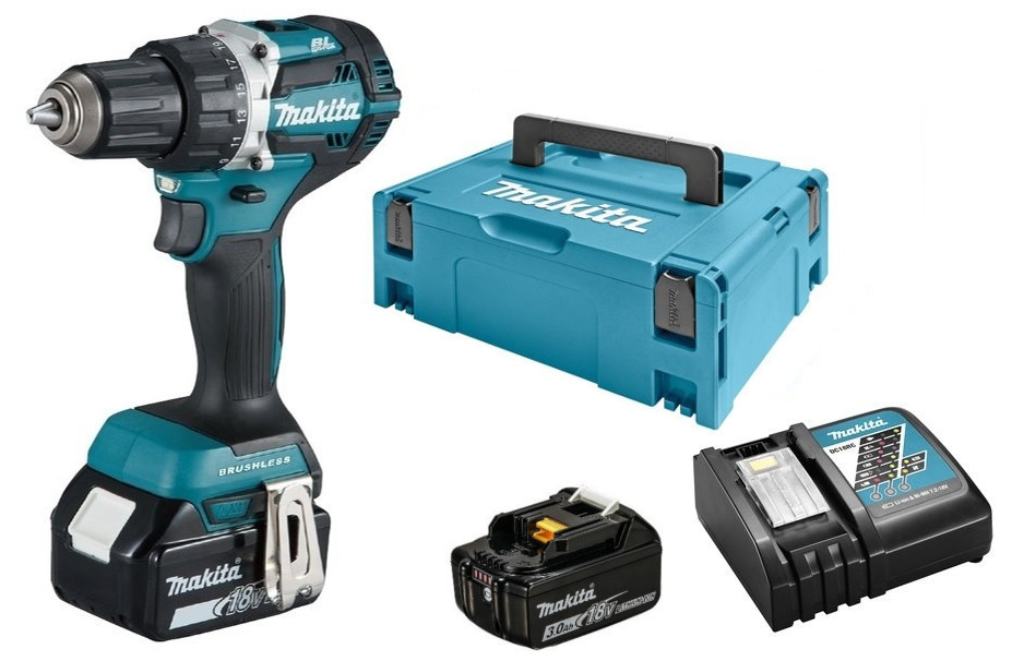 MAKITA DDF484RFJ aku bezuhlíkový šroubovák Li-ion LXT 18V/3
