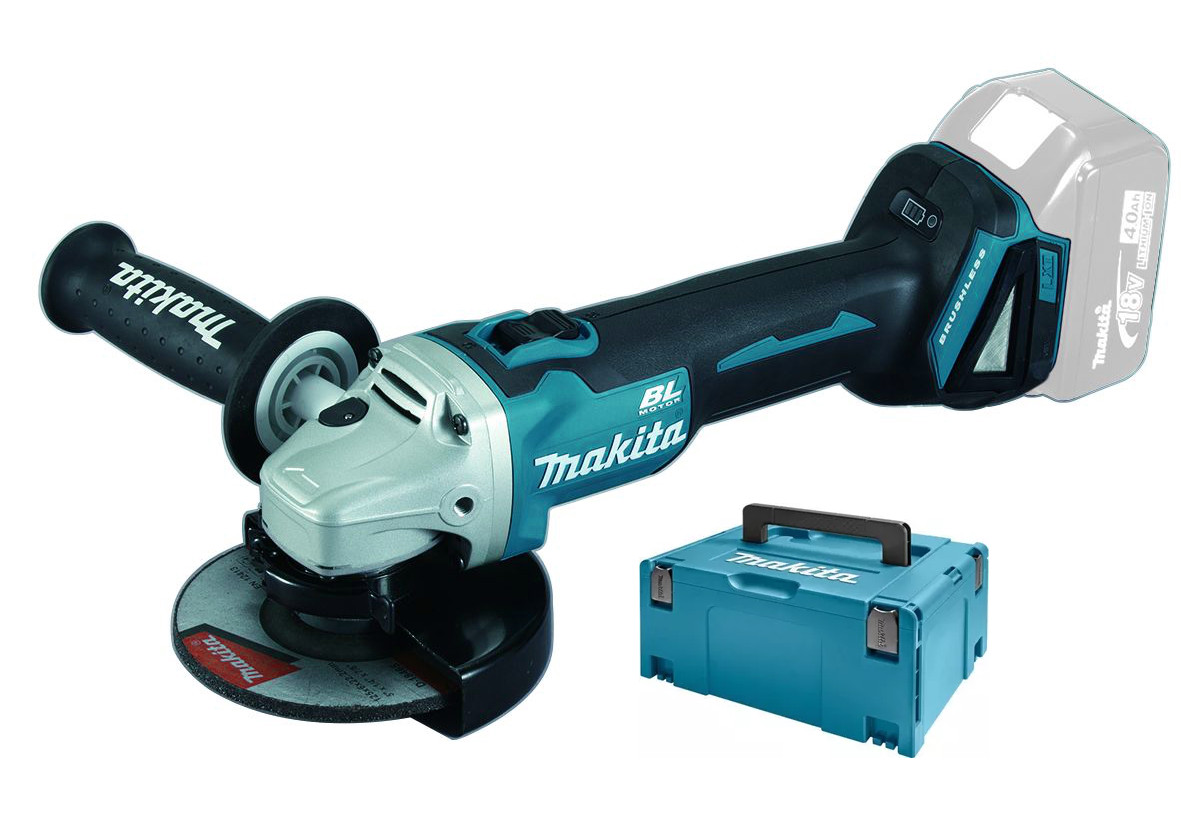 MAKITA DGA506ZJ aku úhlová bruska 125mm Li-ion LXT 18V