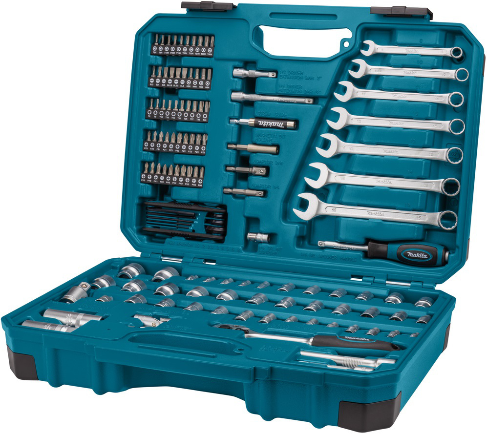MAKITA E-06616 sada ručního nářadí 120ks