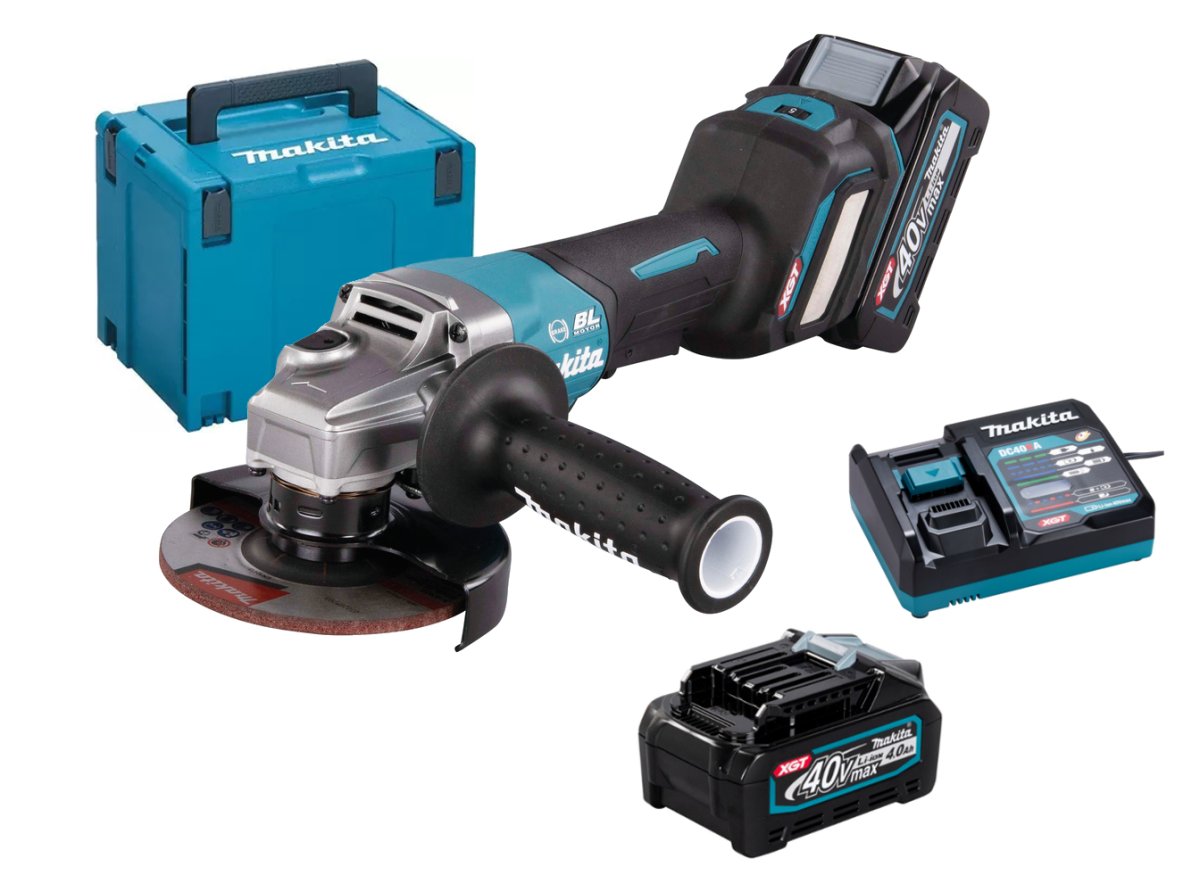 MAKITA GA029GM201 aku úhlová bruska s regulací 125mm Li-ion XGT 40V/4