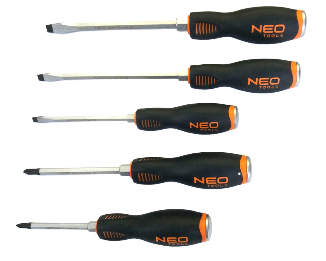 NEO TOOLS 04-240 sada šroubováků s úderovým koncem a šestihranem
