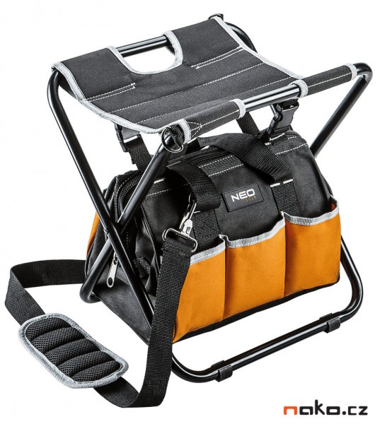NEO TOOLS 84-306 brašna na nářadí se skládací stoličkou