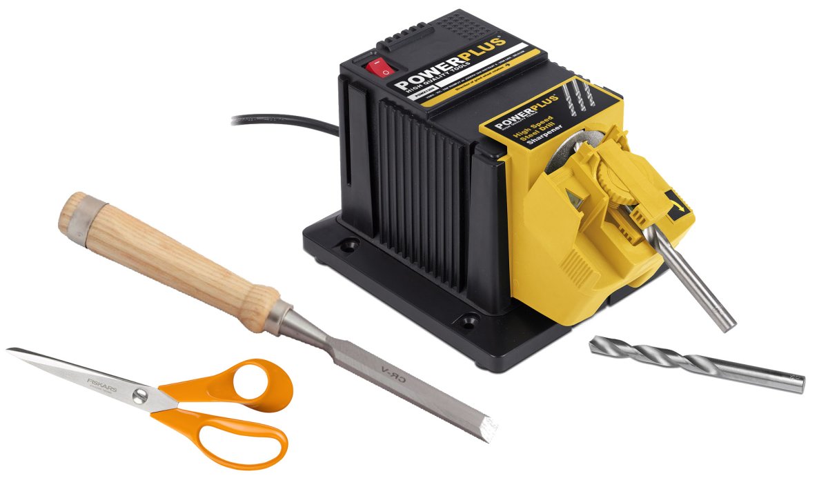 POWERPLUS POWX1350 multifunkční bruska na vrtáky