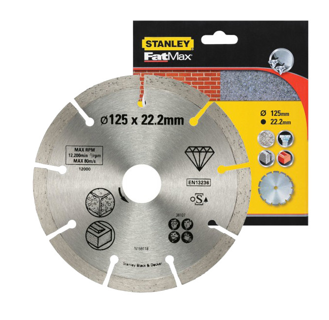 STANLEY STA38107 diamantový kotouč 125x22