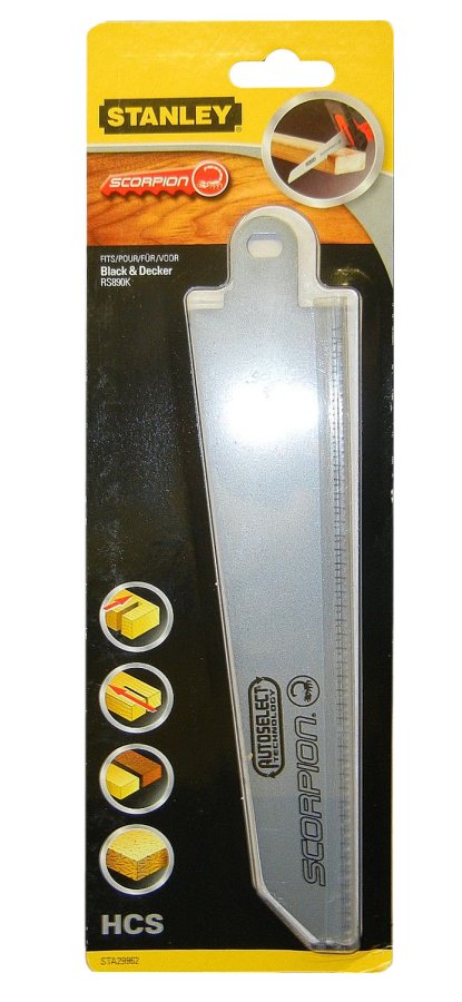 STANLEY pilový list STA29962 do dřeva pro Black&Decker Scorpion RS890K