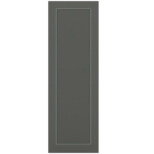 Světlík ke vchodovým dveřím antracit 40x198 PVC panel Baumax